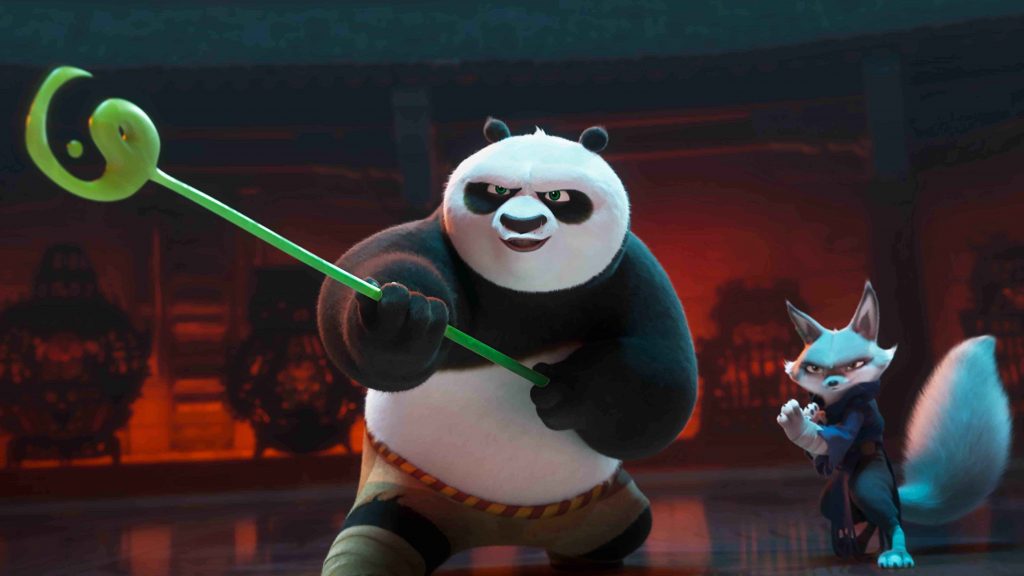 Panda Po in Action