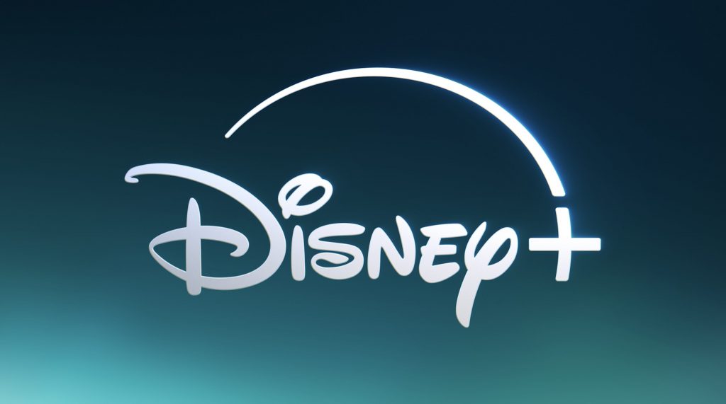 Das Disney+ Logo, das farblich Hulu integriert hat