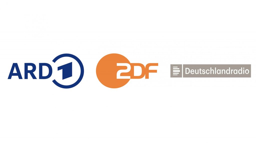 ARD, ZDF, Deutschlandfunk Logos