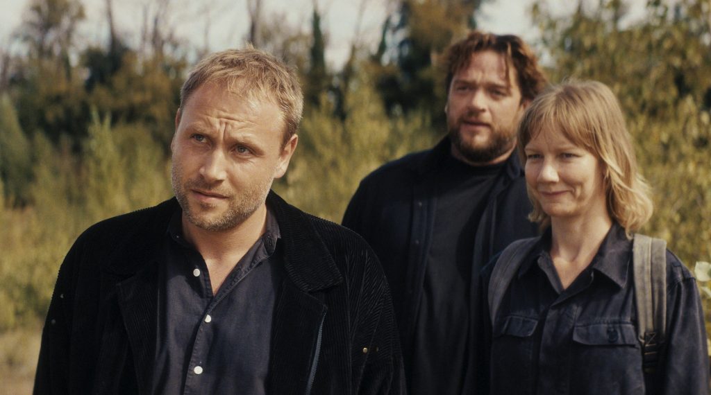 V.L.: Max Riemelt; Ronald Zehrfeld und Sandra Hüller