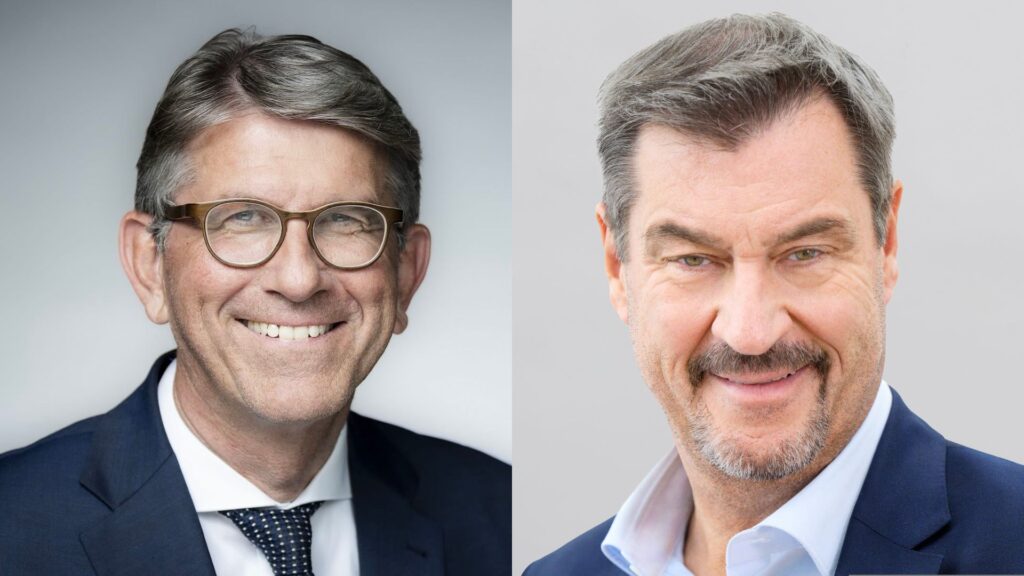 Wolfram Weimer und Markus Söder